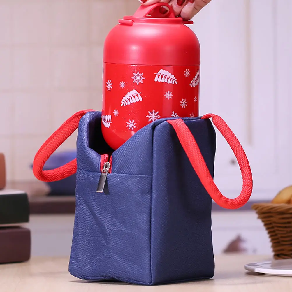 

2pcs Insulation Lunch Pouch Bento Storage Portable Lunch Box Bag For Work Gym Travel Leak Resistant Easy Clean Fresh