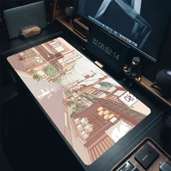 HD Printing computer Accessories non-slip PC Gamer carpet Anime Street biurko amiable Keyboard pad mulit-size landscape Mousepad