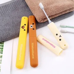 Portable Toothbrush Cover Holder Bear Cute animal Outdoor Travel Hiking Camping Toothrush Cap Case Protect Storage Cute Box