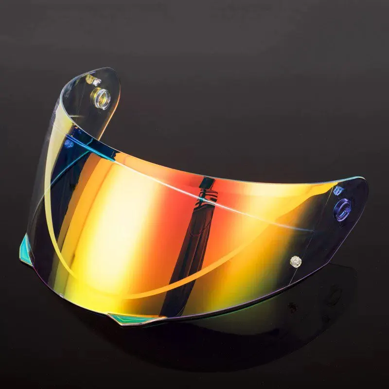 For HJC-33 i90 Helmet Lenses Day and Night Universal High Definition Aurora Night Vision Electroplating Shading Anti-fog