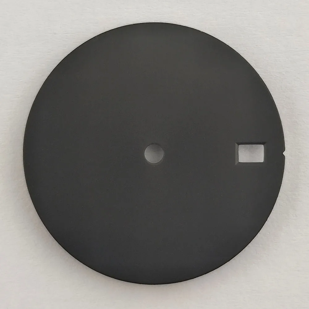 NH35/NH36 싱글 캘린더, 듀얼 캘린더 다이얼 없음, 무광 및 태양 패턴, 28.5mm 다이얼, 빈 다이얼, NH35 다이얼