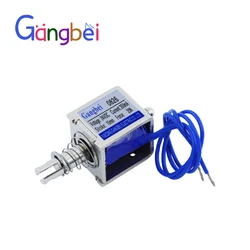 gangbei-0826B Wholesale Pull Type Linear Solenoid Electromagnet JF-0826B DC 6V 12V 24V 350mA Force 20N travel 10mm