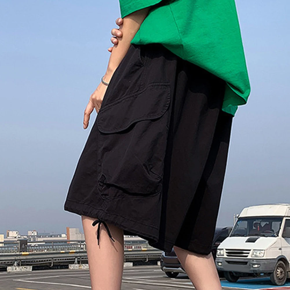 

Big Pocket Shorts Fashion Casual Pants Slight Stretch Elasticity Daily Wear Cargo Shorts Comfortable Daily Wear Cargo Shorts