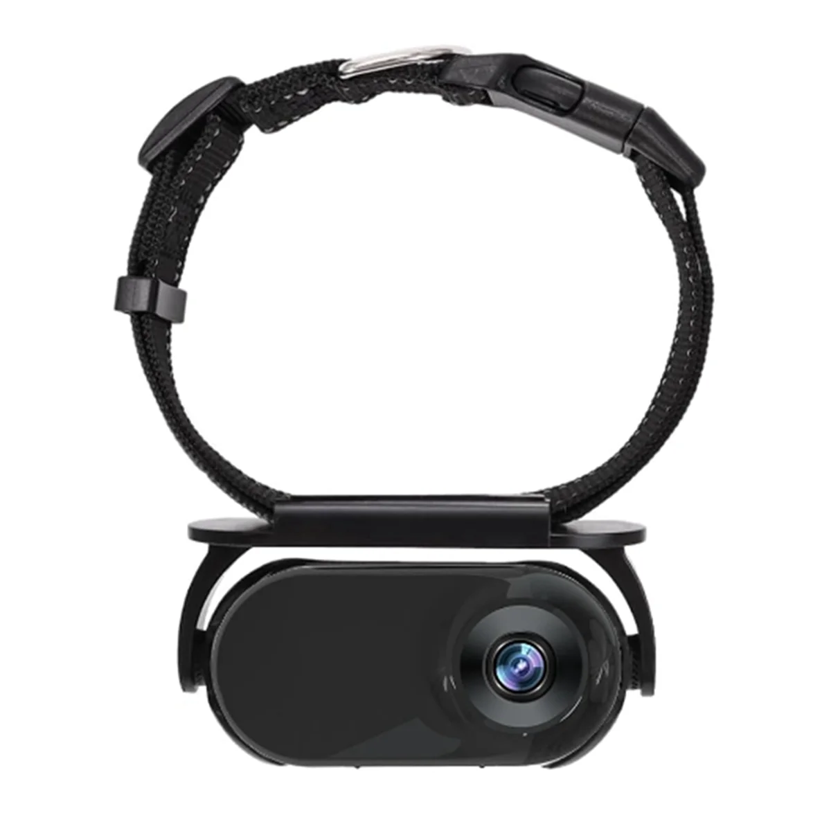 Pet Collar Camera for Pet Camera and Monitor with Wide Angle Lens, Mini Portable Stabilized Sports Body Camera Black