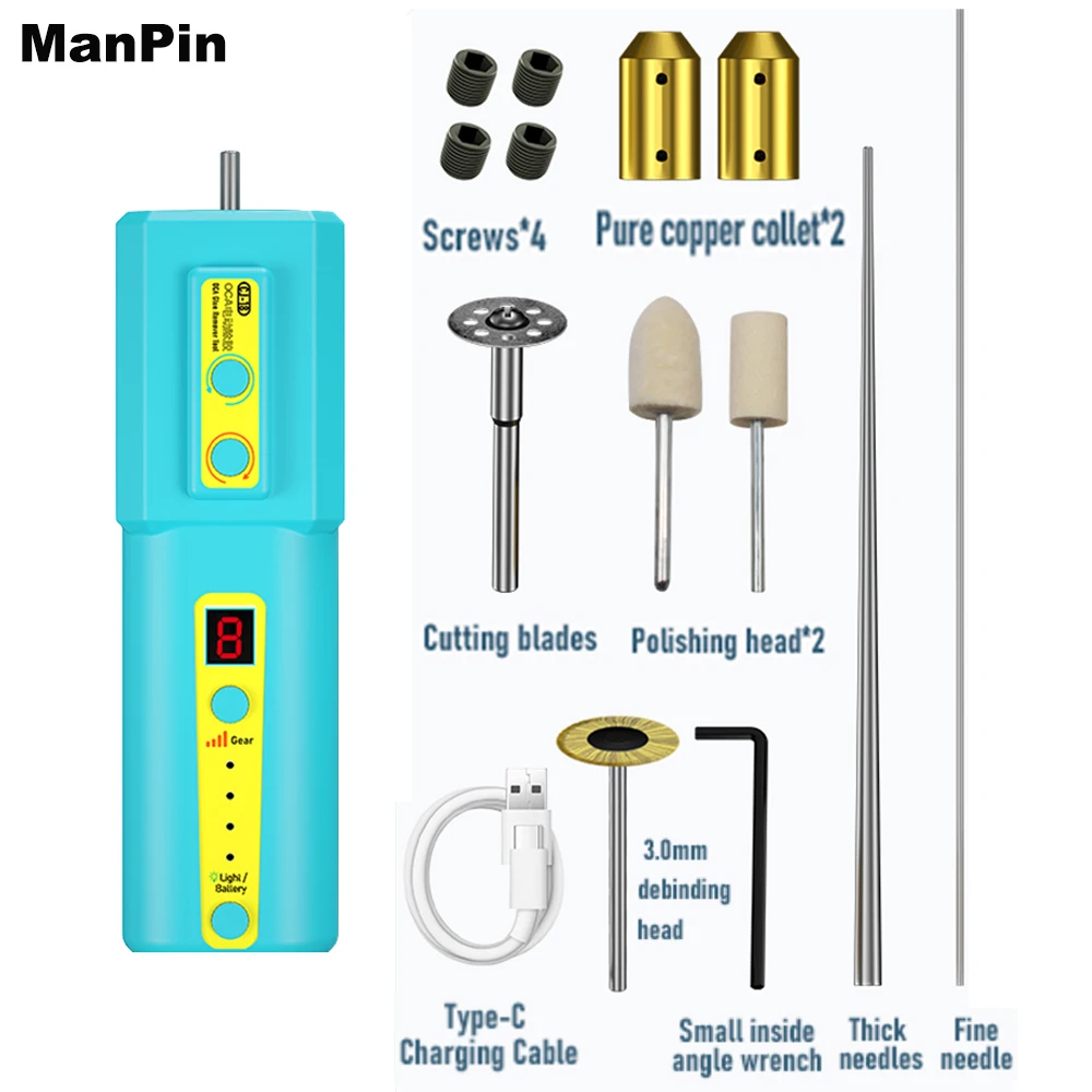 

4в1 инструмент для удаления клея, экран OCA, клей для очистки со светодиодным индикатором пыли, рамка, резка чипа, полировка, ремонт телефона