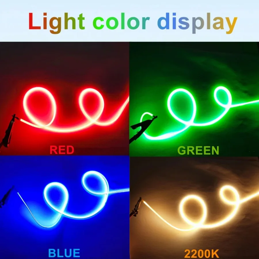 360° Illumination 3V 460~40mm LED Flexible Filament Spiral Bulb Filament Retro Edison Bulb Parts Diode Light Strip Decoration