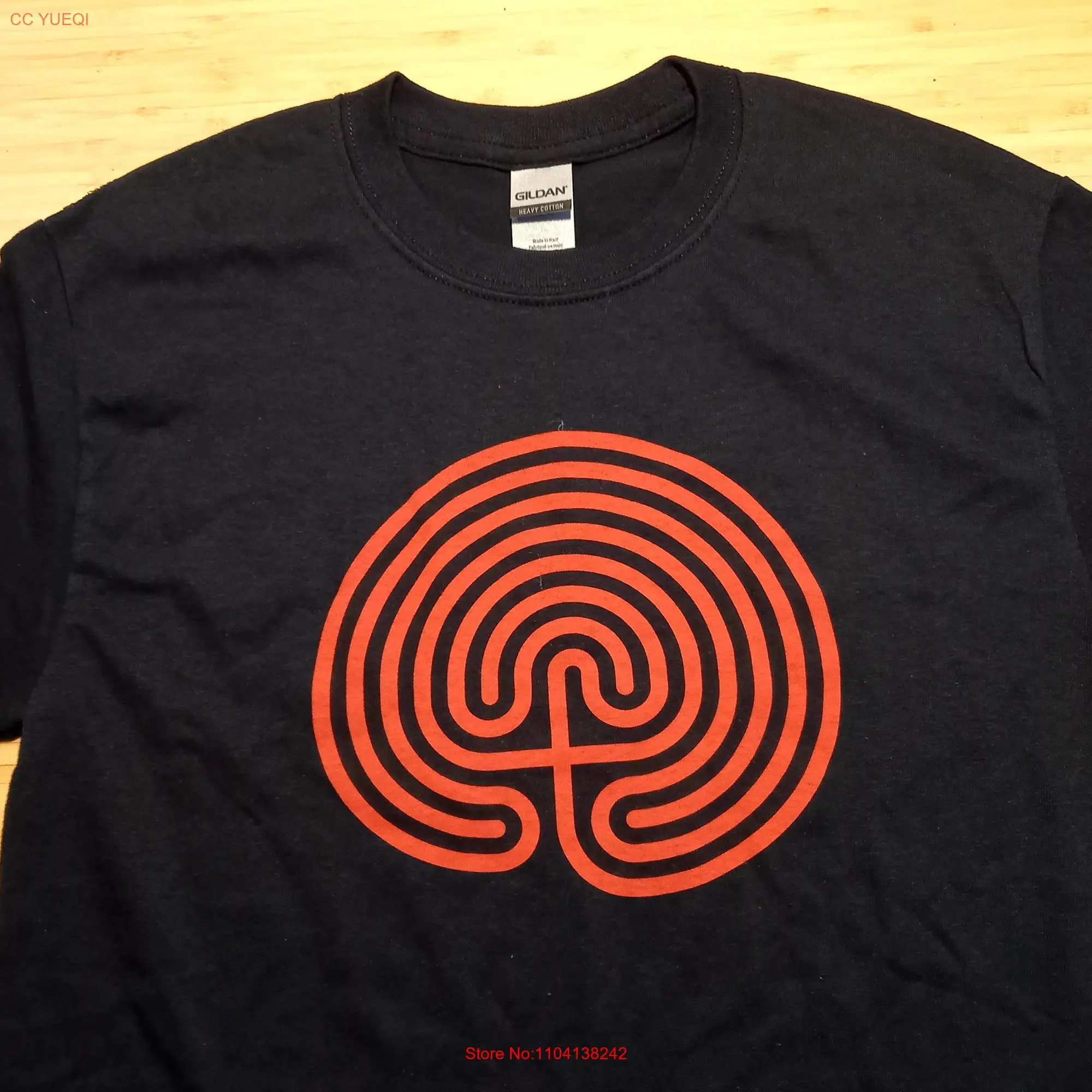 Labyrinth t shirt black long or short sleeves