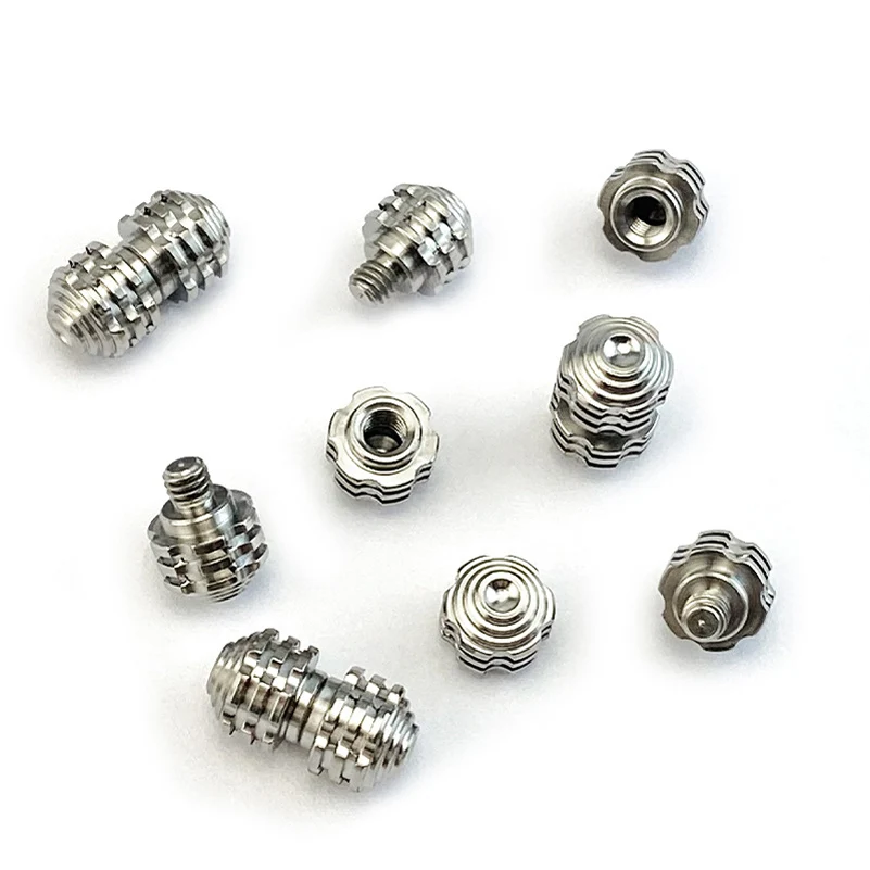 CNC 2 Colors Titanium Alloy Material Folding Knife Thumb Pushed Screw Button Rivet Nail Stud DIY Making Parts Accessories - Image 5