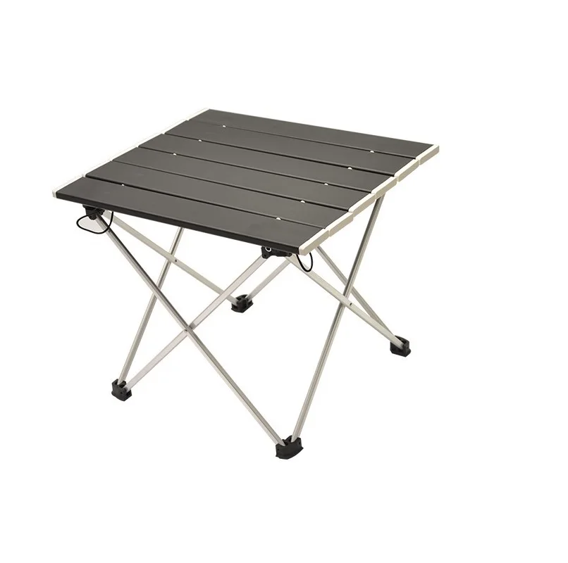 Small Ultralight Portable Folding Table Alloy Camping Picnic Table 39x35cm