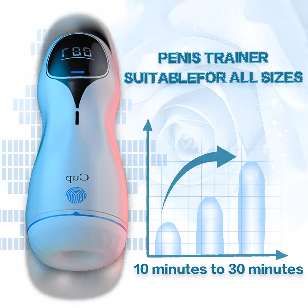 كوب متعة ذكي للرجال - تفاعلي صوتي مع اهتزاز قوي ووظيفة تثبيت ضغط الهواء #5