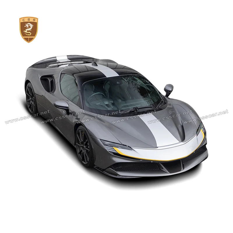 CSSCAR New Ferrari Sticker Car Decoration Carbon Fiber Exterior Part for 2020 Ferrari SF90 Stradale Original Auto Body Kits