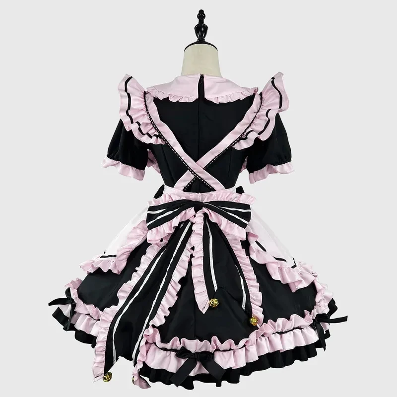 

❤ o Lei 2026 New Cosplay Lolita – matching maid outfit, black and pink color, cute and ★ Halloween Costume