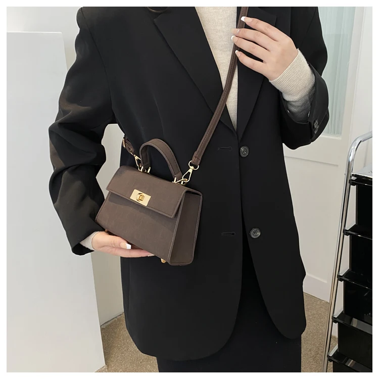 Bolso de Mano Versátil y Moderno para Mujer, Estilo Retro Chic 2026, Bolso Bandolera, Bolso de Hombro, Bolso Cuadrado Suave
