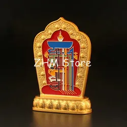 10cm/20cm Esoteric Double Face Buddhist Man-bcu, 12 Zodiac Nine Palaces and Eight Diagrams Kalachakra Manjusri Crafts