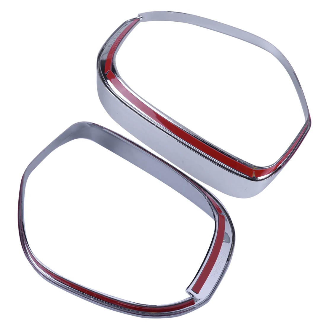 beler ABS 2pcs Side Rearview Mirror Visor Shield Rain Visor Cover Trim Fit For Mitsubishi Outlander 2016 2017 2018