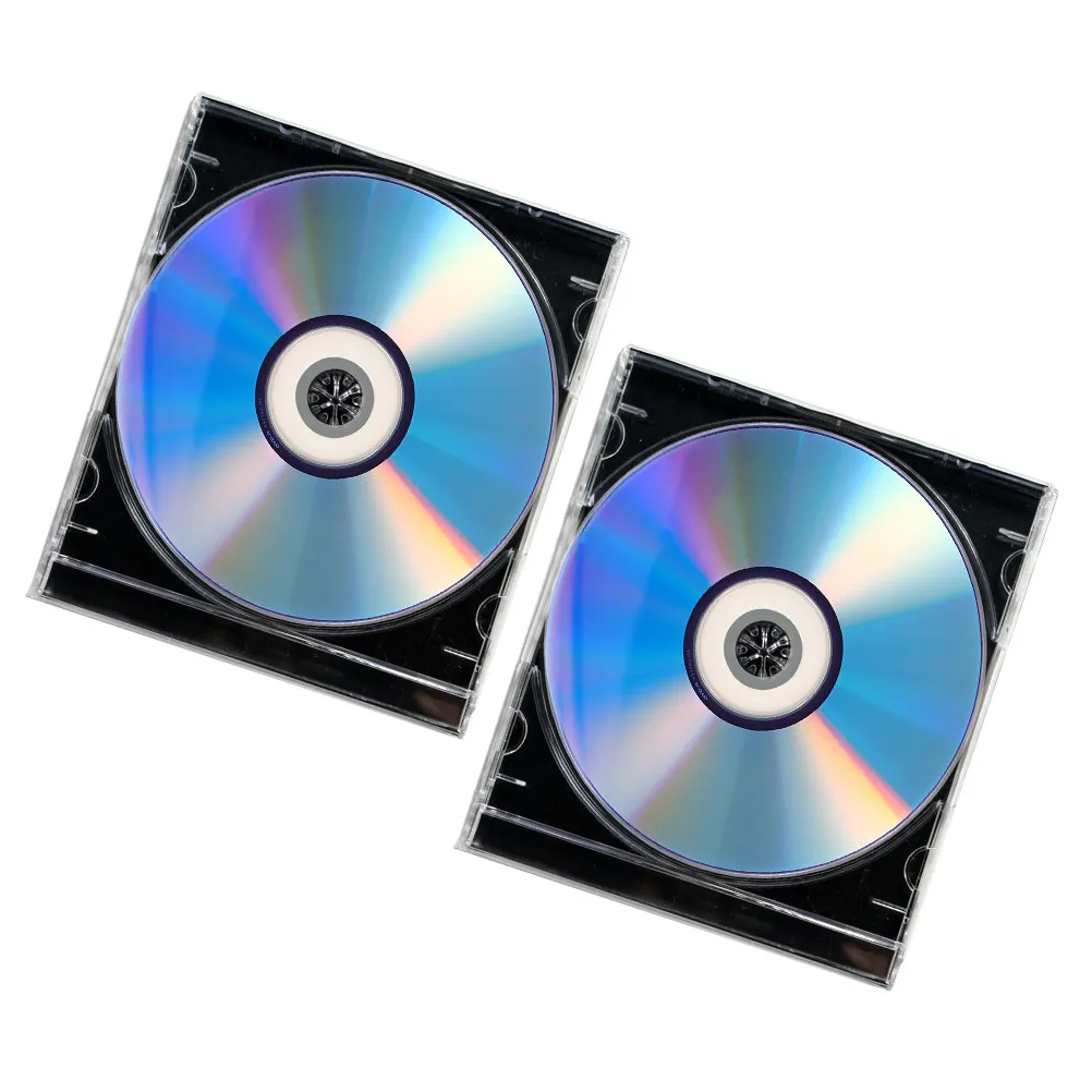 2Sets Blank Discs High Capacity Recording Media Disc Ideal for Music Phone Recordings Long Term Data Storage Blank Cd Writable
