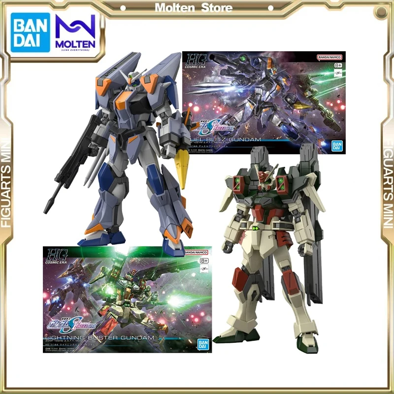 

BANDAI HG:CE 1/144 мобильный костюм Gundam SEED FREEDOM Lightning Buster Gundam аниме фигурки сборка модель коллекция игрушек