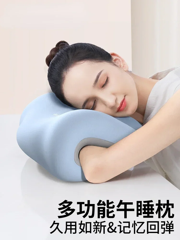 Office Chair Headrest Nap Pillow Raised Head Seat Backrest Cusion Neck Workstation Lunch Break Sitting Reclining Lumbar Pillows