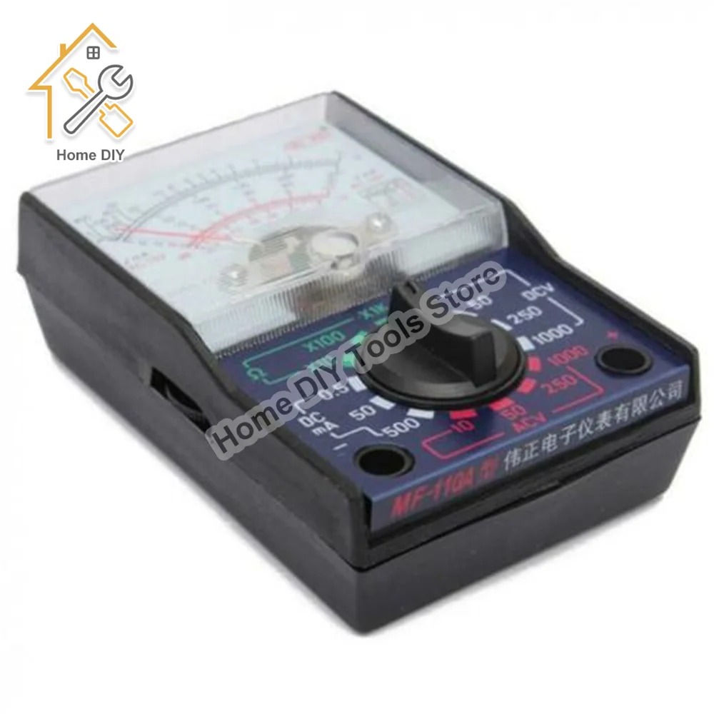 MF-110A MINI multimetro portatile elettrico analogico Multitester voltmetro amperometro AC / DC tensione corrente OHM Multi Meter Tester