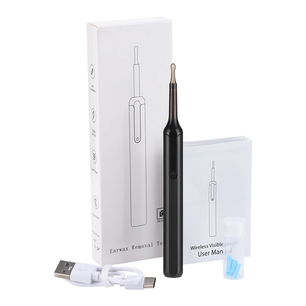 Smart Visual Ear Cleaner With Camera 6 LED Lights 3.0mm Lens Ear Wax Removal Tool Health Care Ear Cleaner Kit Earpick Gifts