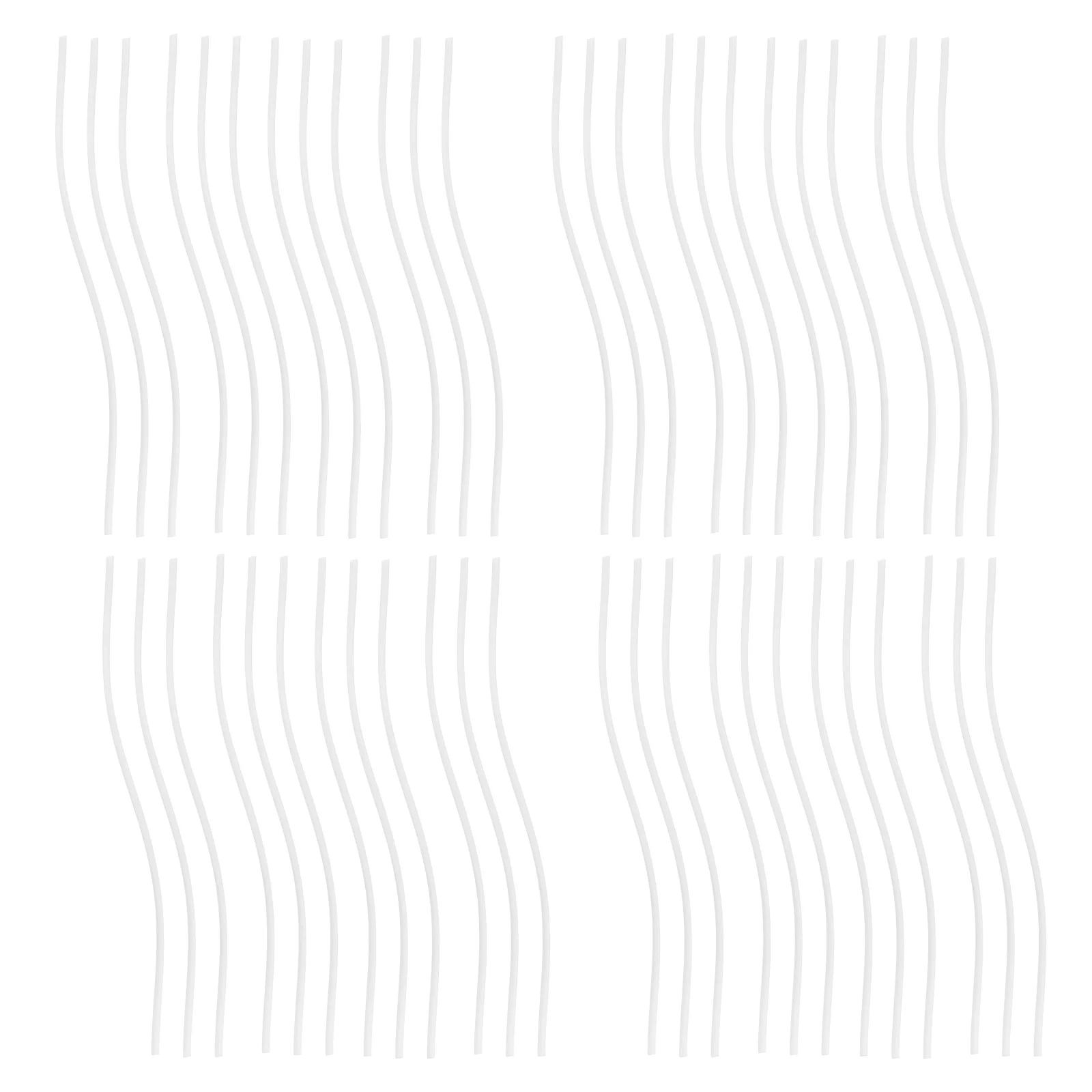

100Pcs Essential Oil Diffuser Sticks Fiber Curved Replacement Rods for Aroma Diffusers Home Office Car Fragrance Tools