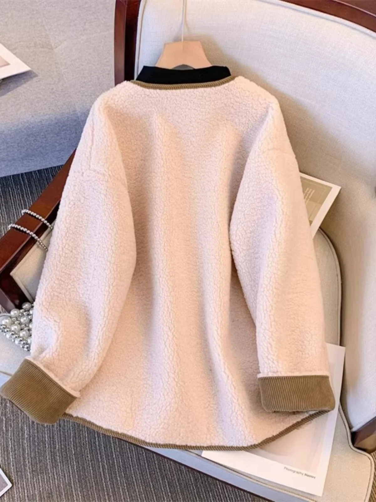 プラスサイズ エプスキン フェイス ジャケット レディース ストリート スレ ソルト シリーズ レザー＆ファー インテイテッド 秋の新作 スリミング効果