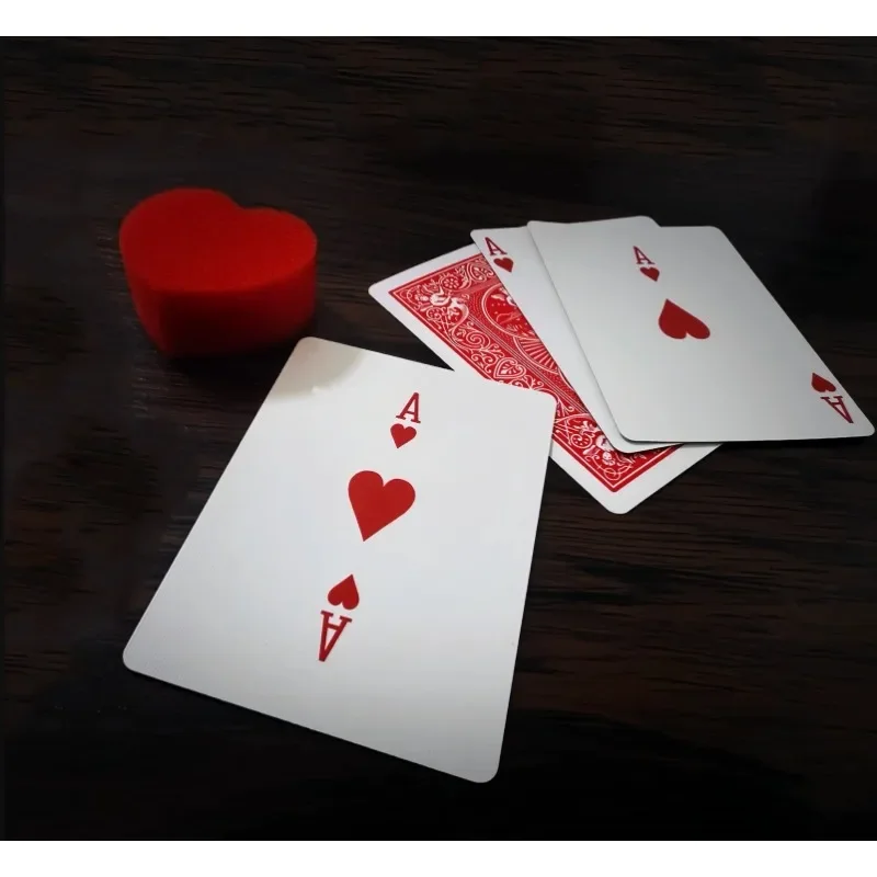 Heart IOU van J.C Magic – Romantische close-up goocheltruc voor geliefden Street Magic Illusion Speciale gimmick-rekwisieten