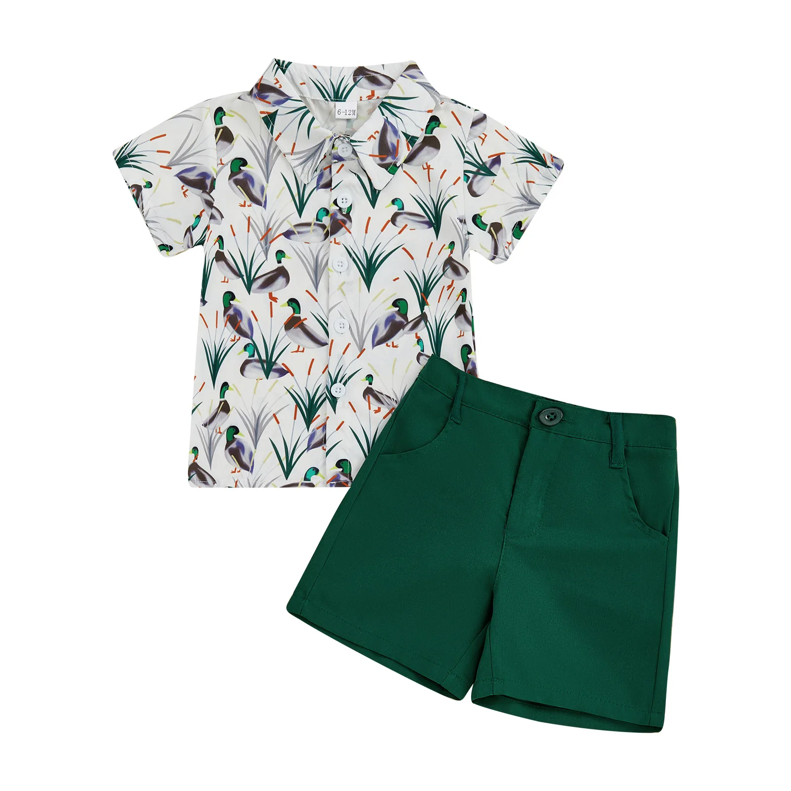 

4t Winter Outfits Boys Boys Short Sleeved Shorts Suit Comfortable Soft Breathable Fashionable Cartoon Plain Baby Boy Outfits