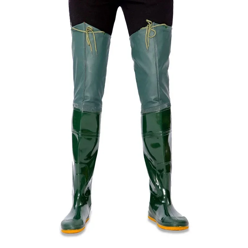 DurableHigh Tube Rice Transplanting Boots Knee High Long Water Shoes Soft Soled Socks For Planting In Farmland And Water Pants
