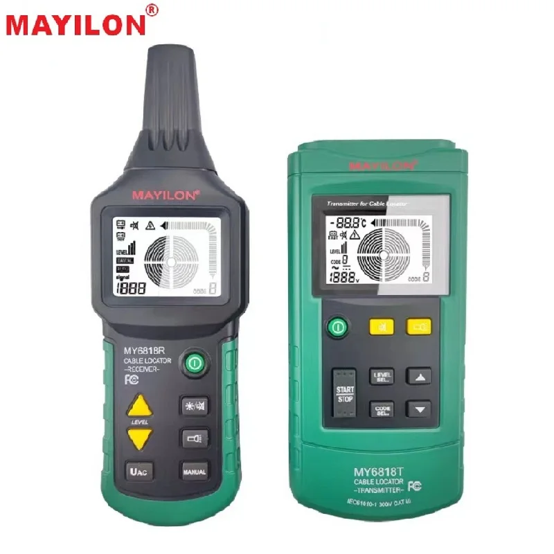 MY6818 Digital Wire Tracker Portable Fault Pipe Detector Breakpoint Short Circuit Cable Flaw Tester Pipeline Maintenance Mayilon