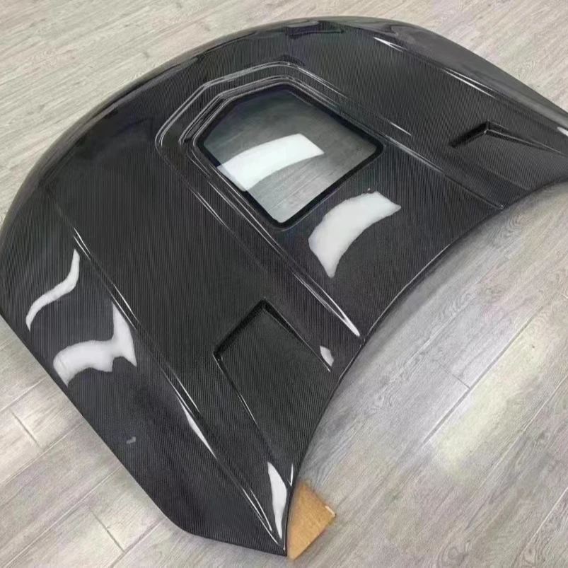 

Hot 2012-2018 for audi A6 A7 S7 C7 Carbon Fiber Cover Opening Design IMP Transparent Cover Real Carbon Material