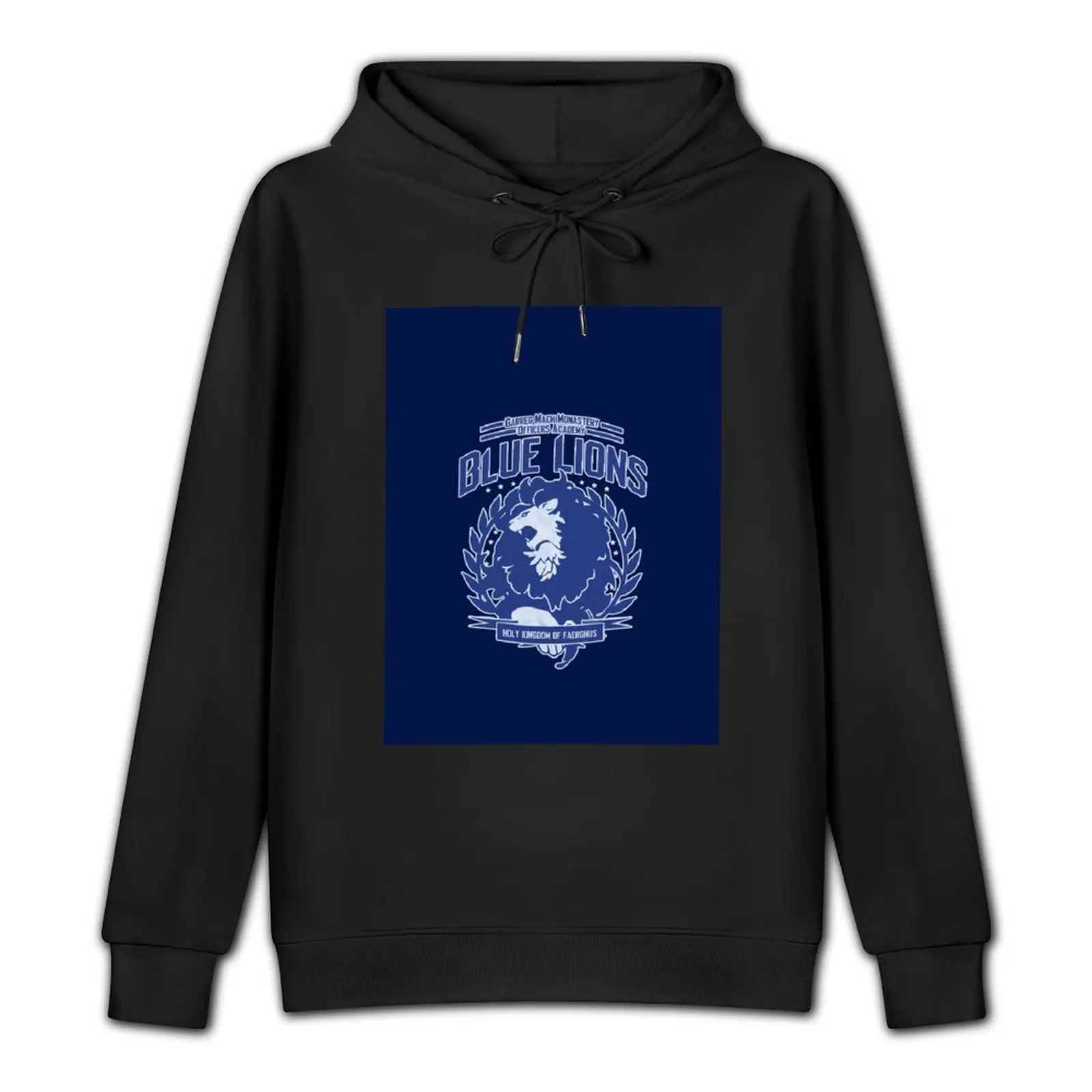 Blue Lions Class Pullover Hoodie winter clothes mens clothing japanese style pullover