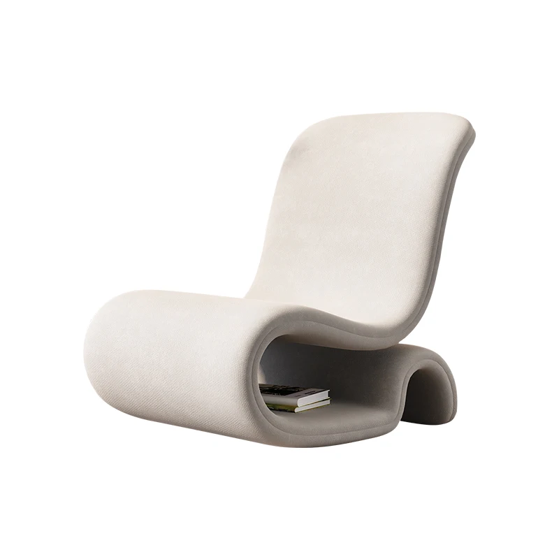 

Nordic designer art special-shaped study light luxury dining chair computer modern simple sofa lazy makeup