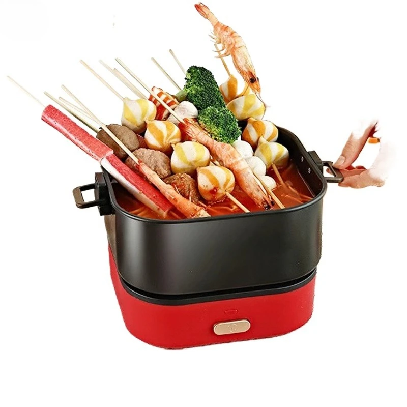 

Electric cooking pot Split portable travel multi-functional electric hot pot Household one-person small hot pot
