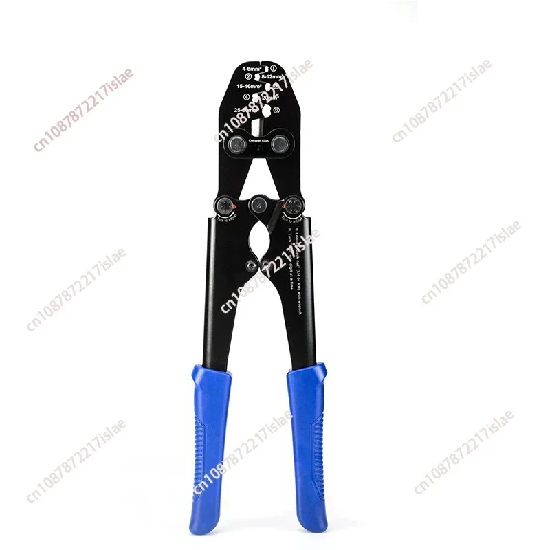 IWS-5100A Battery Lugs and Open Barrel Connectors Crimping Plier Pliers Tools Works with Wire AWG 16-4 Plier