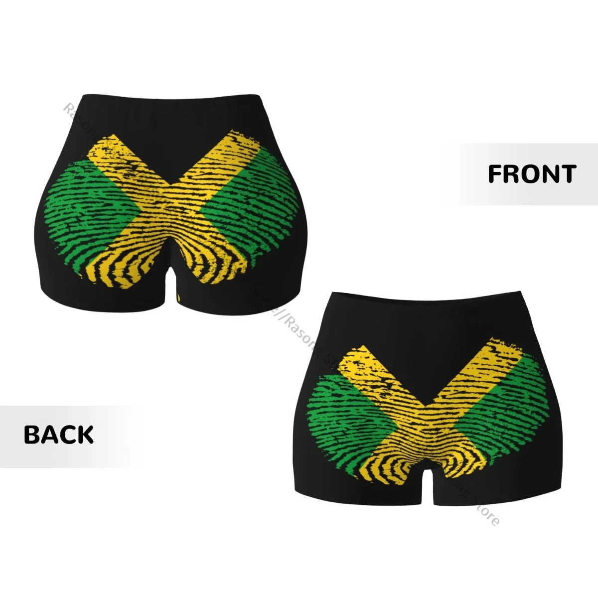 Push Up Breve Elasticità Scrunch Butt Jamaica Pantaloncini da corsa Pantaloncini sportivi Abbigliamento da donna Palestra