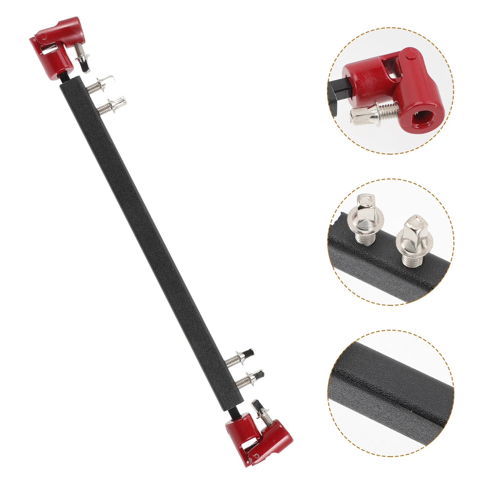 Metal Drum Pedal Linkage Double Bass Drum Pedals Link Bar Replacement For Drum Kit Drum Drive Shaft Pedal Linkage Replacement