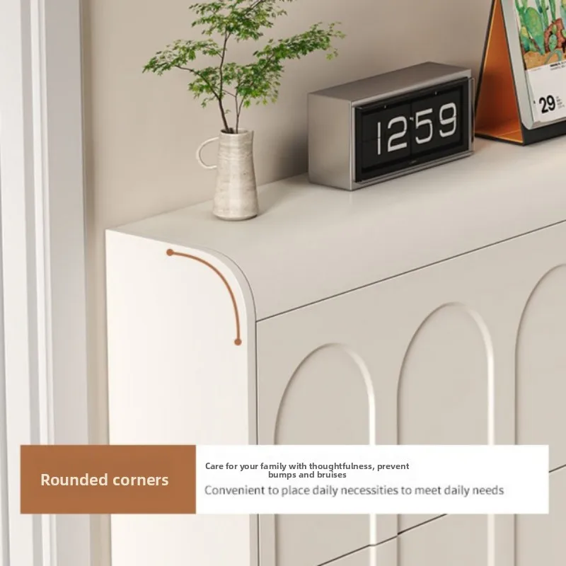 Entrance narrow Shoes organizers large-capacity space saving shoes cabinet modern simple scarpiera salvaspazio hallway furniture