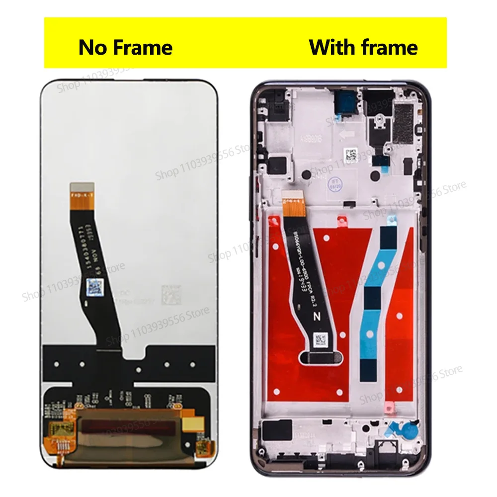 6.59\'\' Original New For Huawei Y9S Y9 s / P Smart Pro 2019 LCD High Quality LCD&Touch Screen Digitizer with frame Display Tested