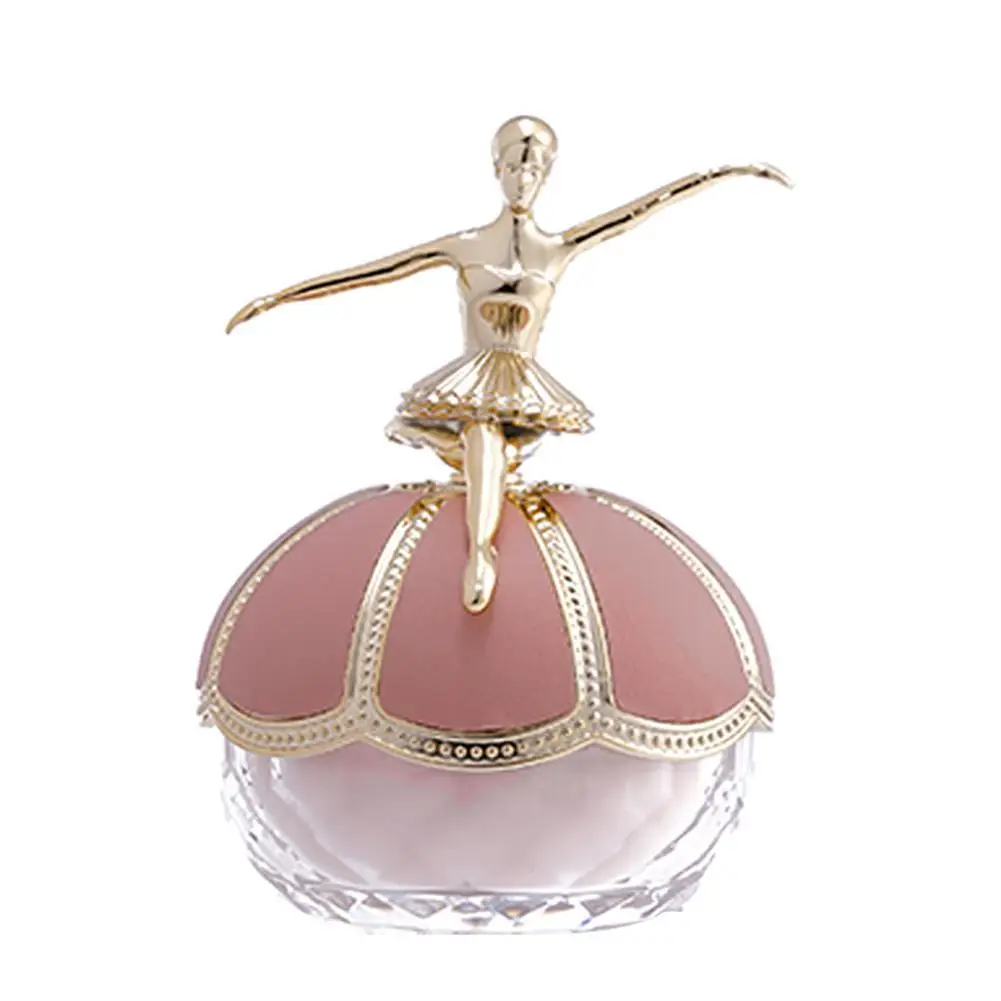 แป้งฝุ่นบัลเล่ต์ Dancer Setting Powder น้ํามันยาวนาน Shimmer Coverage Matte Foundation Face Base Control Matte Waterp J3D4