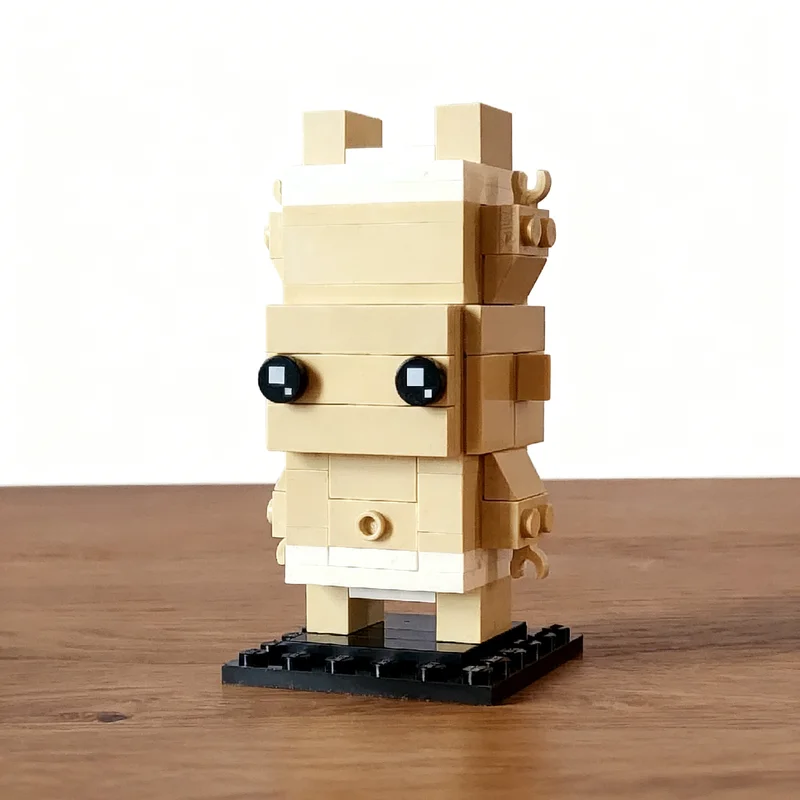 113pcs MOC BrickHeadz Upside Donna - Garbage Pail BricKidz Model Building Blocks Art Education Assemble Craft Creative Birthday