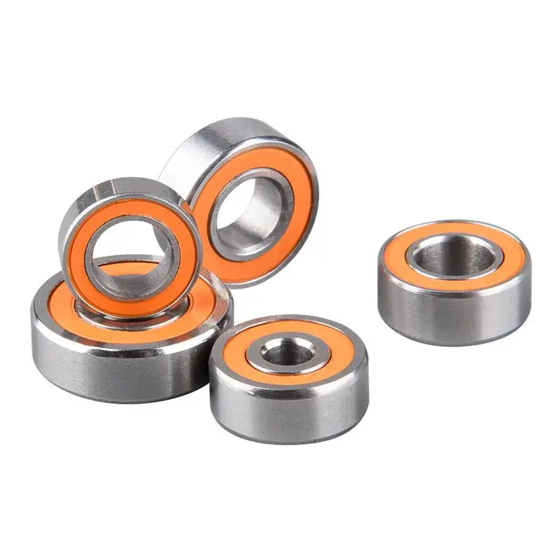 محامل بكرة الصيد من الفولاذ المقاوم للصدأ، 3x10x4 5x11x4 5x13x4 طقم محمل سيراميك هجين لبكرات الغزل لصب الطعم