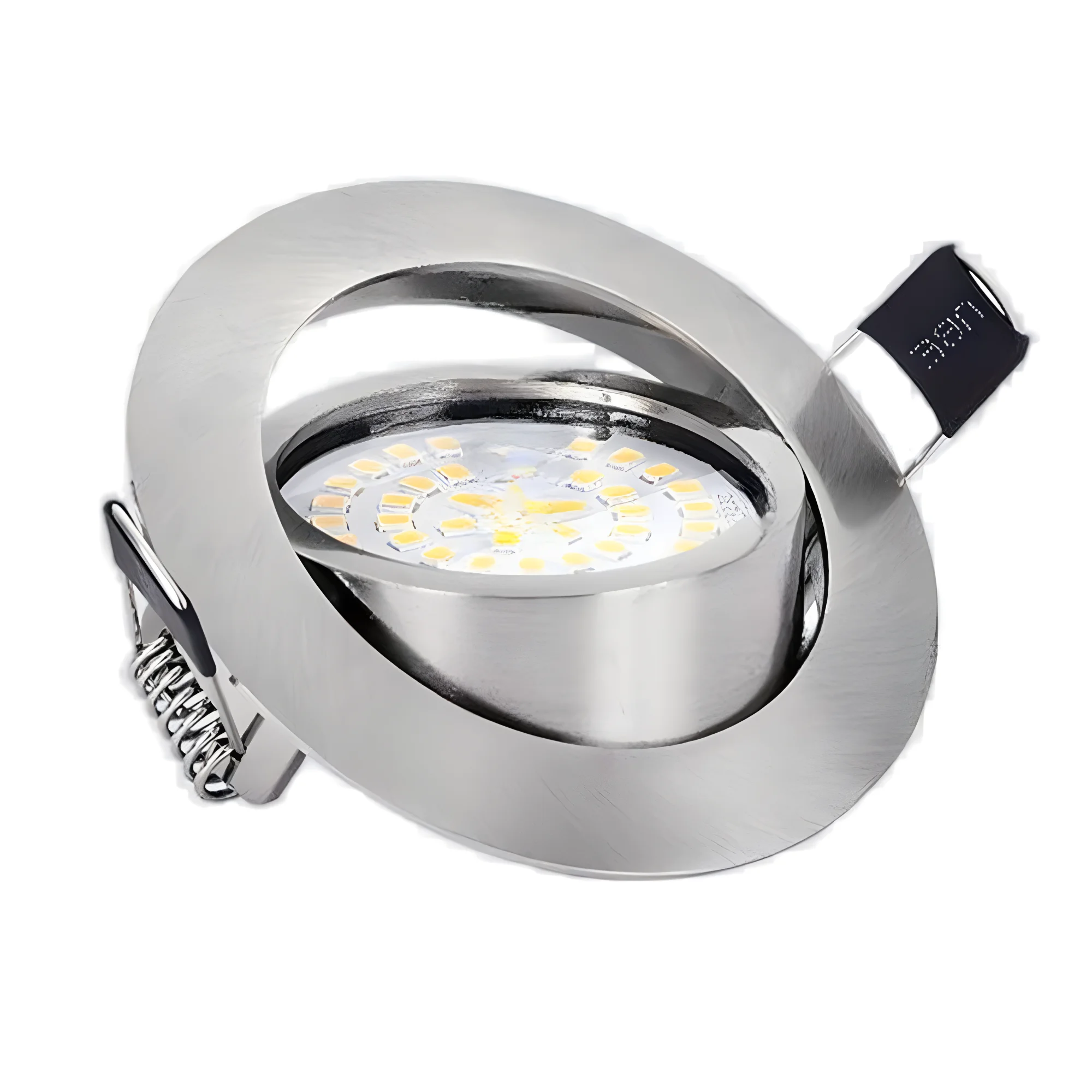 2-Piece 2.5 inches 5W LED Recessed Ceiling Light 70mm Hole 85-265V Adjustable Down Light Bulb for Living Room Bed Room Gallery