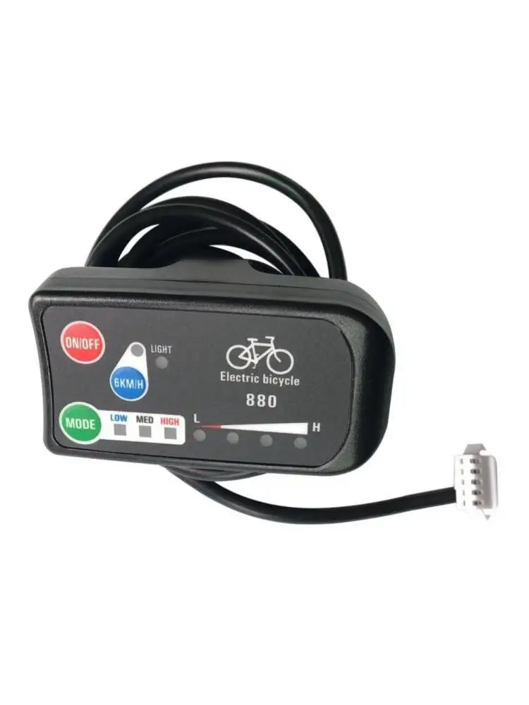 AliExpress NONE EBike LED Display 36V 48V for Electric Bicycle For KT LED880 Control Panel with Fault Code Readout and Mileage Tracking