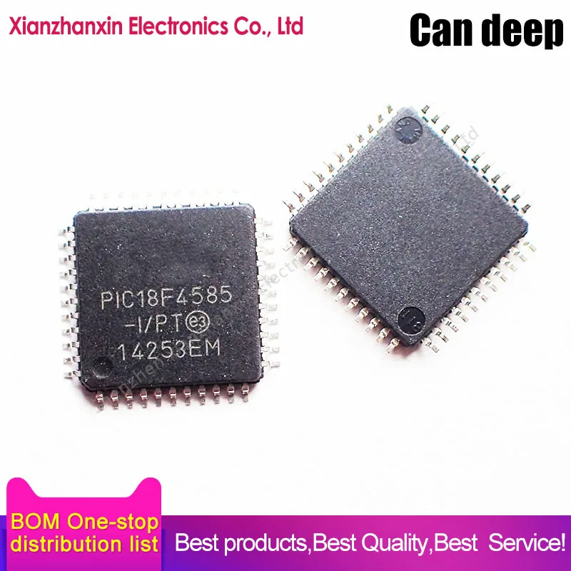 1PCS/LOT  PIC18F4585-I/PT  PIC18F4585 QFP44 Single chip micro control