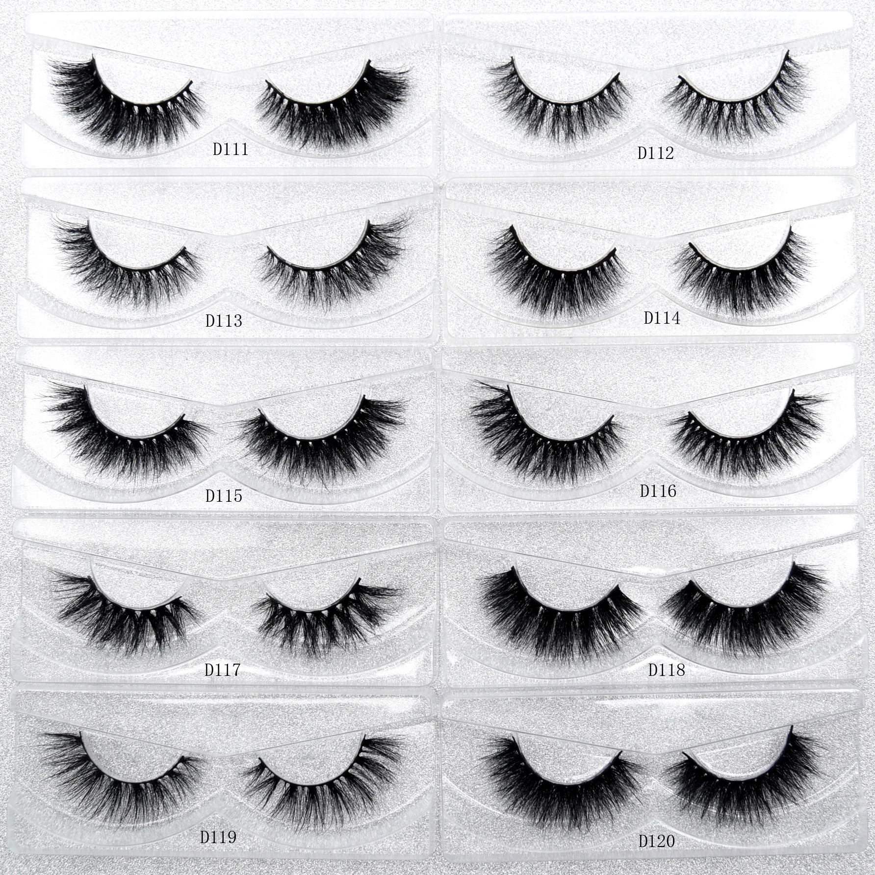 Visofree Eyelashes Mink Eye Lashes Crisscross False Eyelash Cruelty Free 3D Mink Eyelashes Makeup Maquillaje Profesional D108