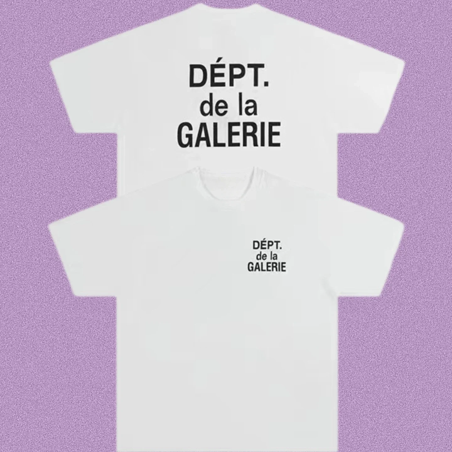 Gallery Dept Kurzarm-T-Shirt mit Schriftzug, 2026 Neu, Amerikanischer Casual-Street-Stil, Baumwolle, Große Größe, Trendiges Bestseller-Produkt – Detail 7