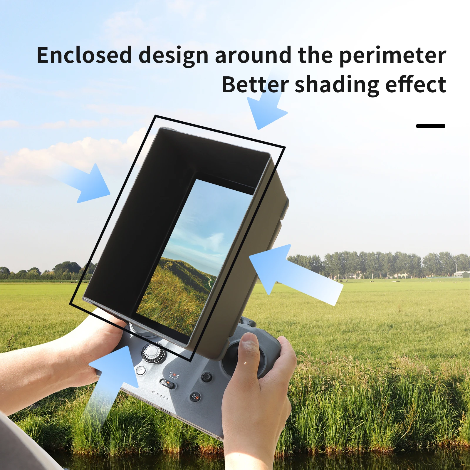 مناسبة لـ DJI Mavic 4Pro للتحكم عن بعد Light Shield RC Pro 2 غطاء حماية مقاوم للخدش