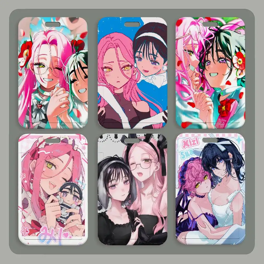 

Милый аниме-брелок Sua&Mizi ALIEN STAGE для девочек: держатель для ID-карты, шейный ремешок, подвеска, держатель для пропуска, брелок для ключей, рабочий пропуск