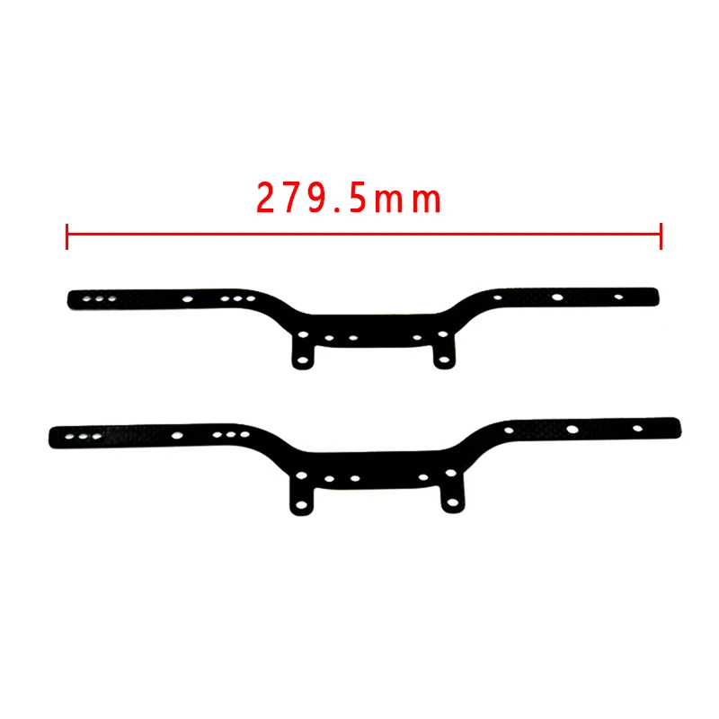 2PCS Metal Girder Side Frame Chassis Beam for MN D90 D91 D96 D99 MN90 NM99S 1/12 RC Car Upgrade Parts Accessories